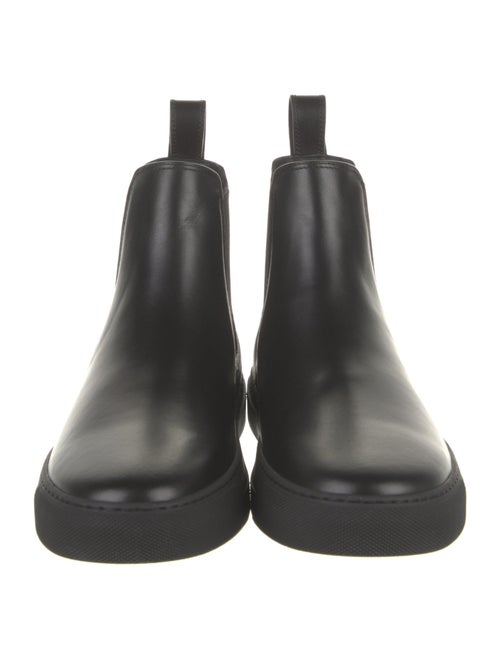 Valentino Leather Chelsea Boots