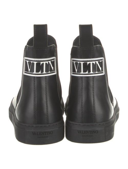 Valentino Leather Chelsea Boots