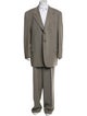 Valentino Wool Solid Two Piece Suit