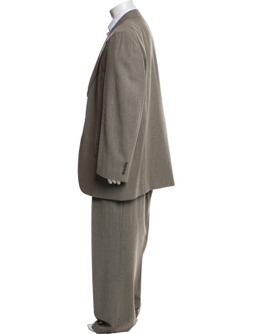 Valentino Wool Solid Two Piece Suit