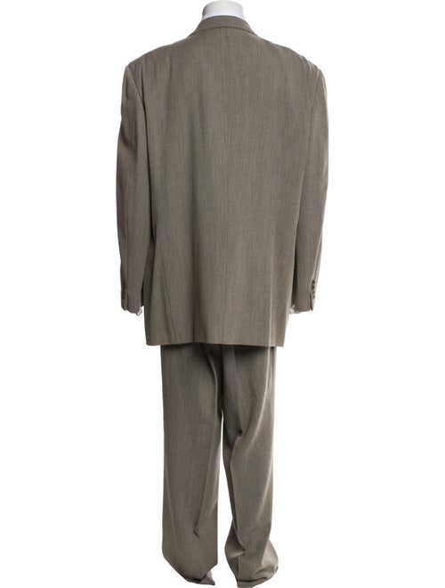 Valentino Wool Solid Two Piece Suit