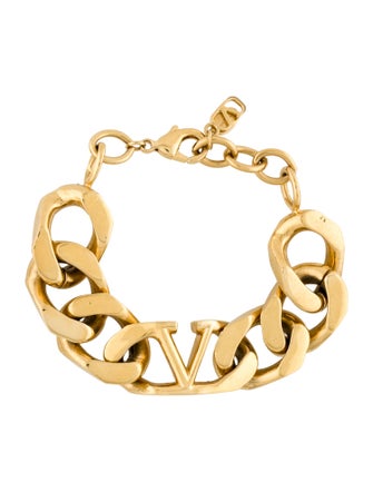 Valentino VLogo Chain Link Bracelet