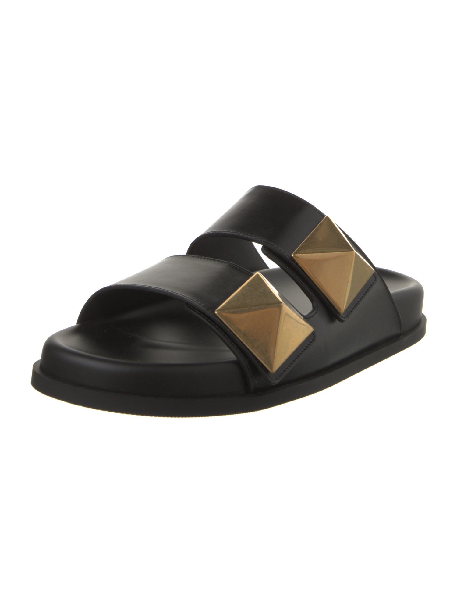 Valentino Leather Slides