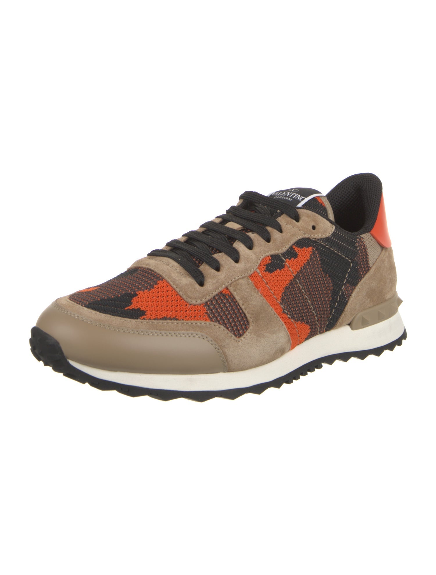 Valentino Camouflage Print Sneakers