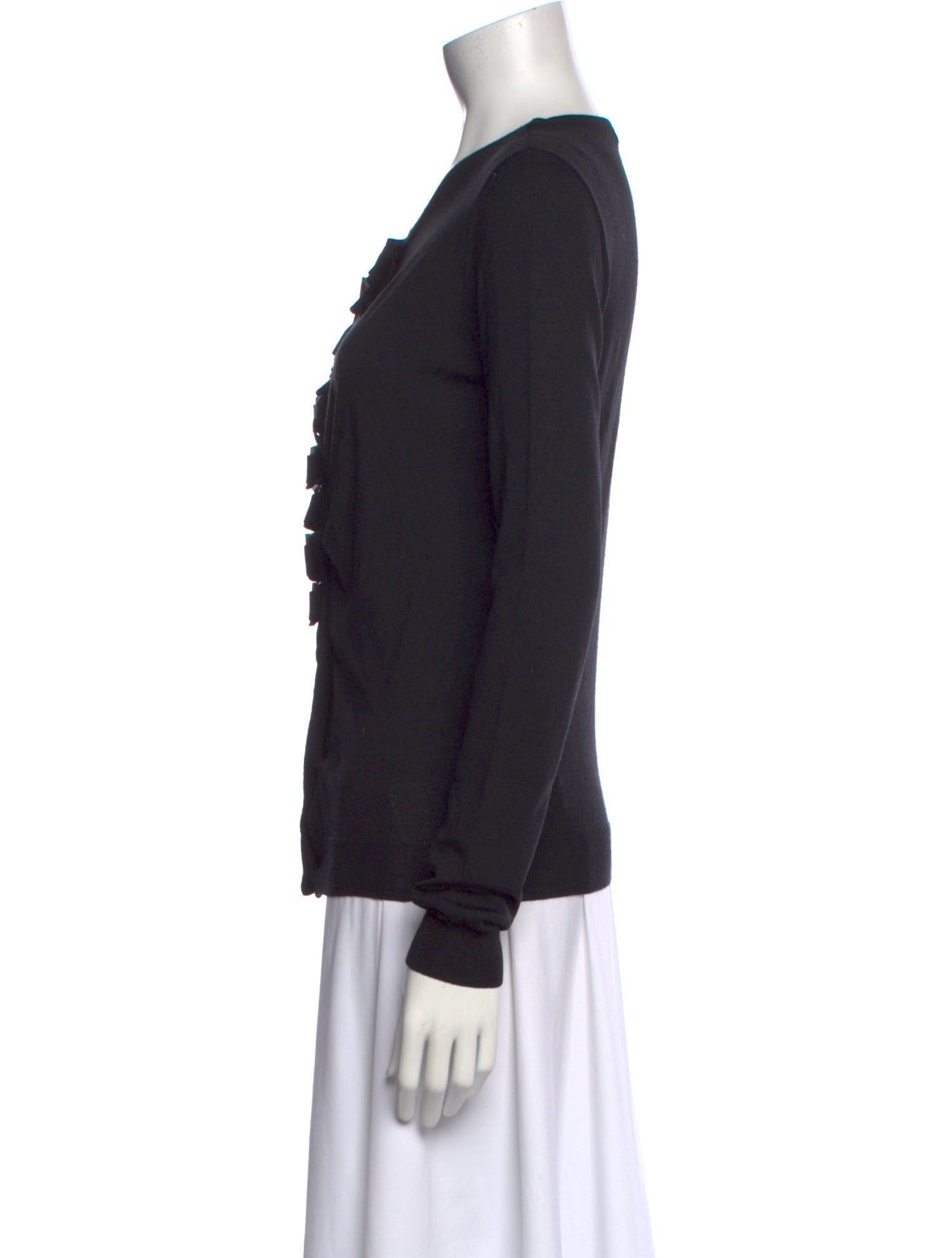 Valentino Virgin Wool Scoop Neck Sweatshirt