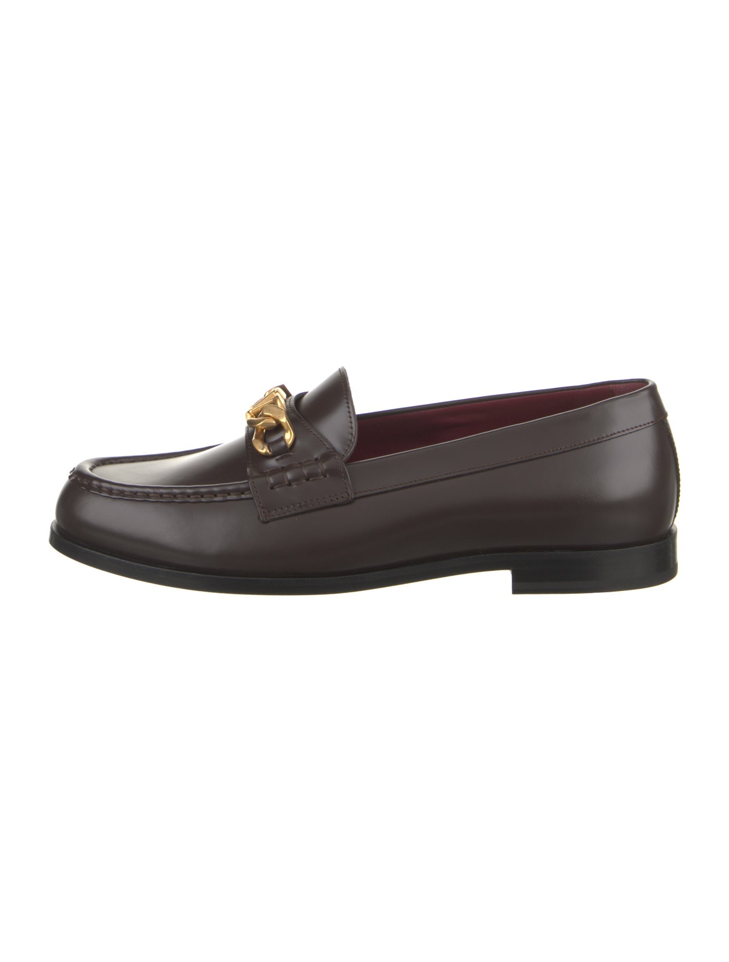 Valentino Leather Dress Loafers