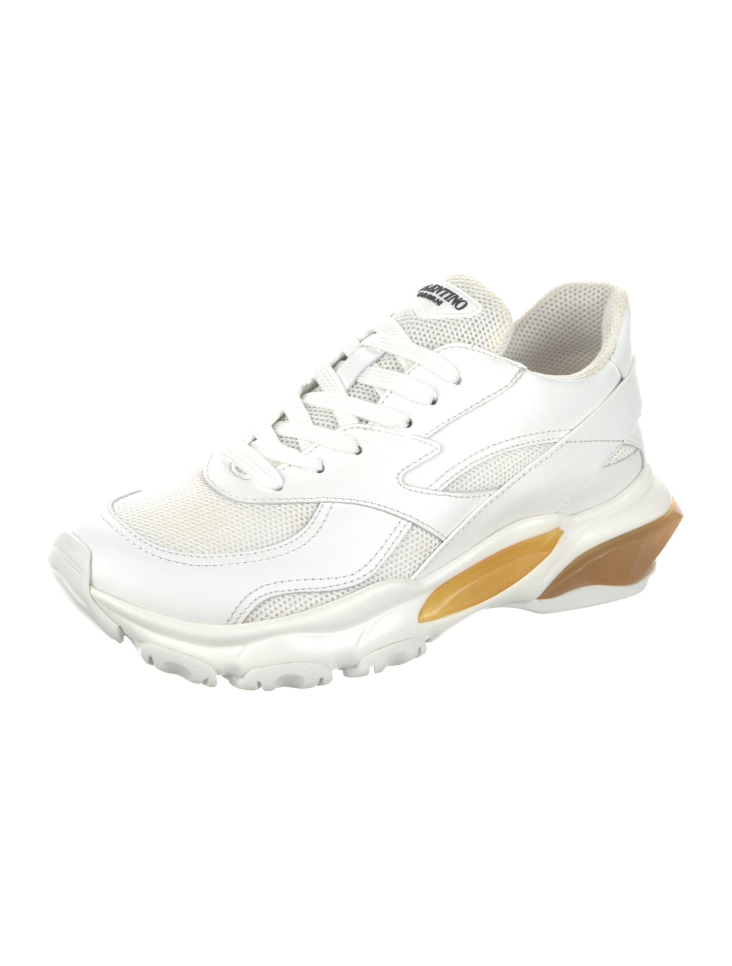 Valentino Leather Chunky Sneakers