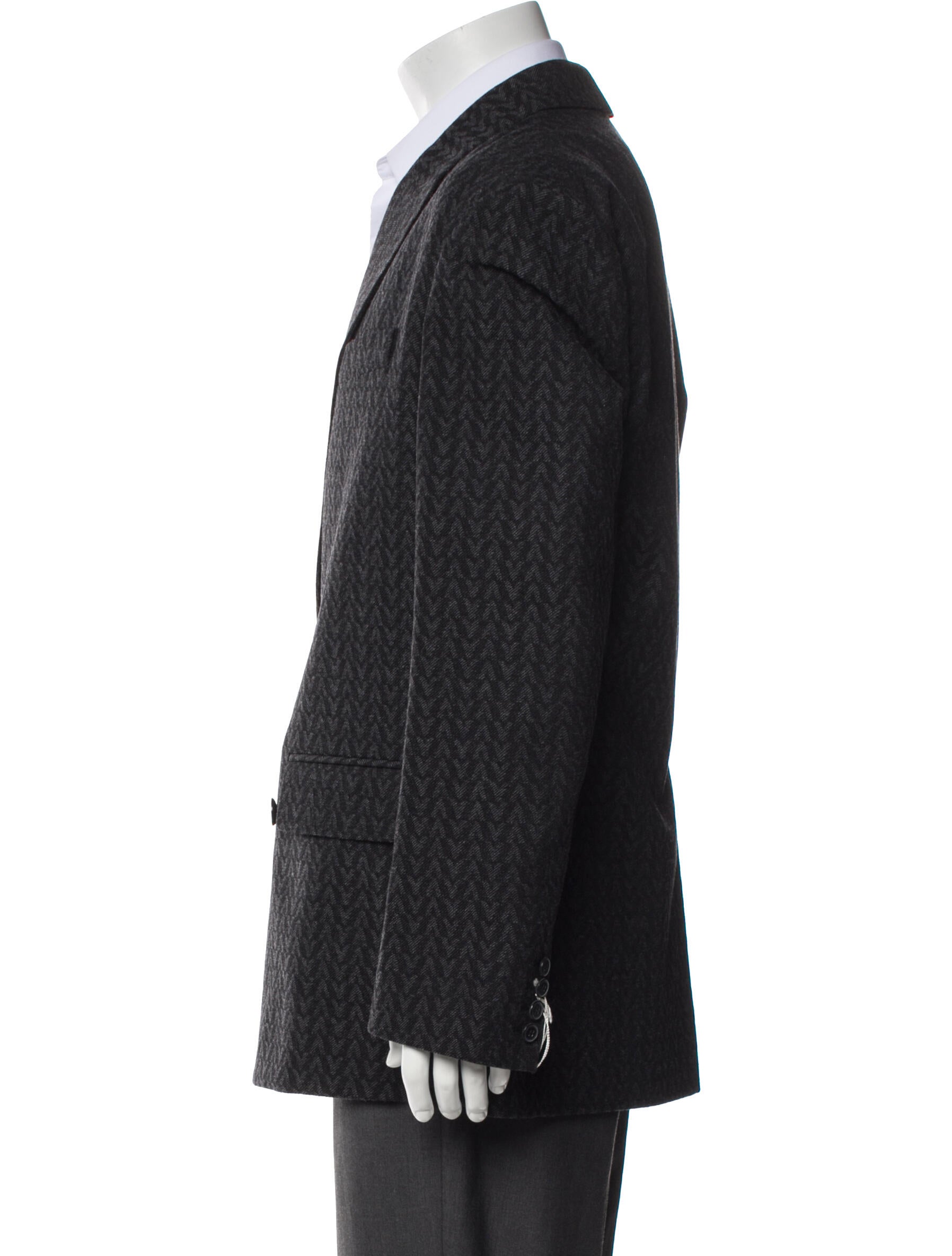 Valentino Virgin Wool Printed Blazer w/ Tags