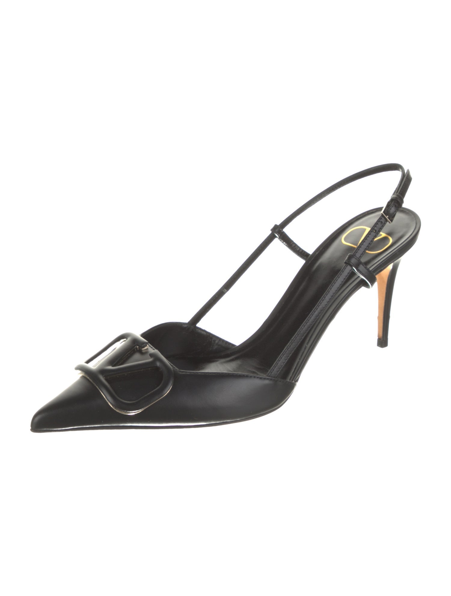 Valentino Leather Slingback Pumps
