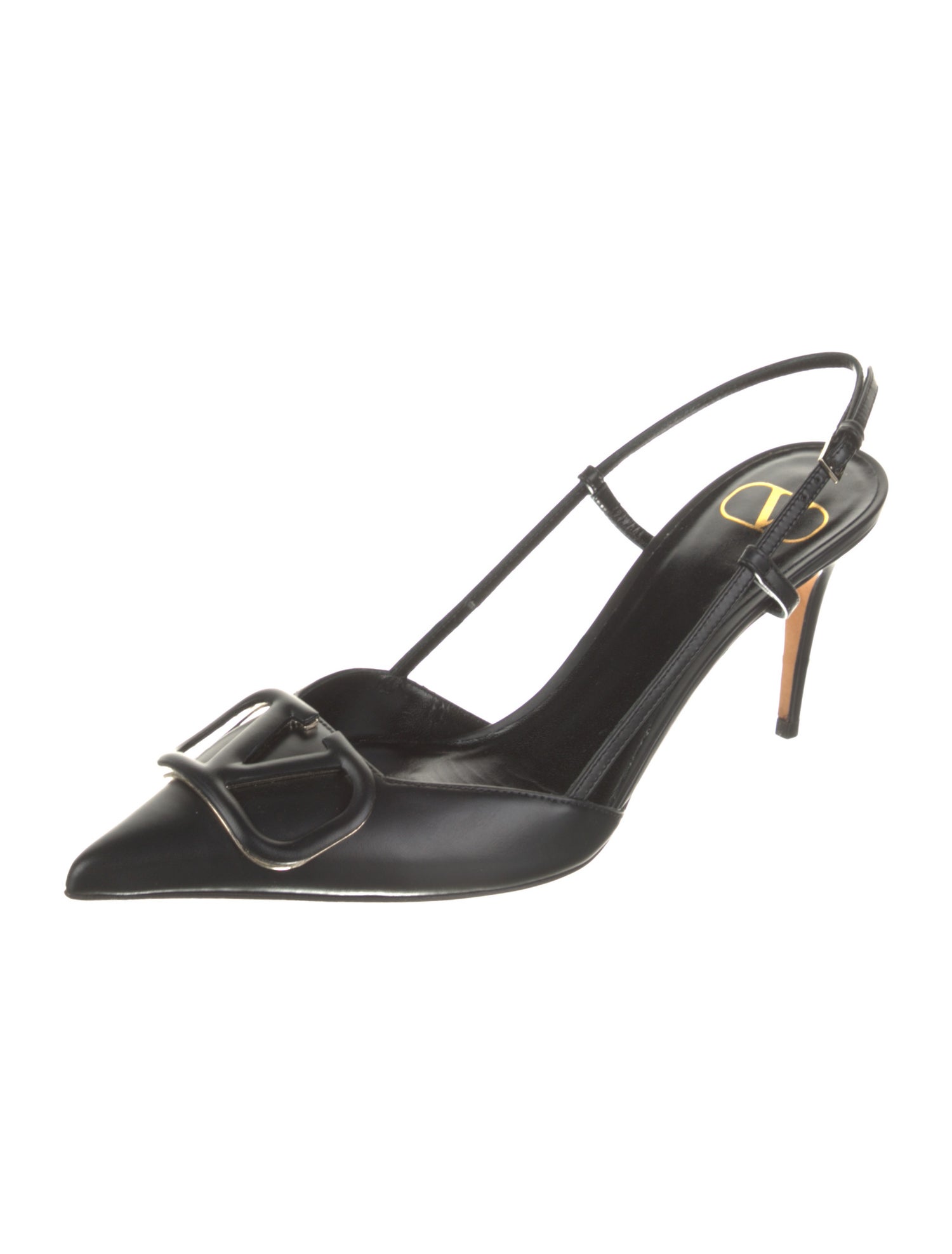 Valentino Leather Slingback Pumps