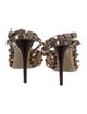 Valentino Rockstud Accents Ponyhair T-Strap Pumps