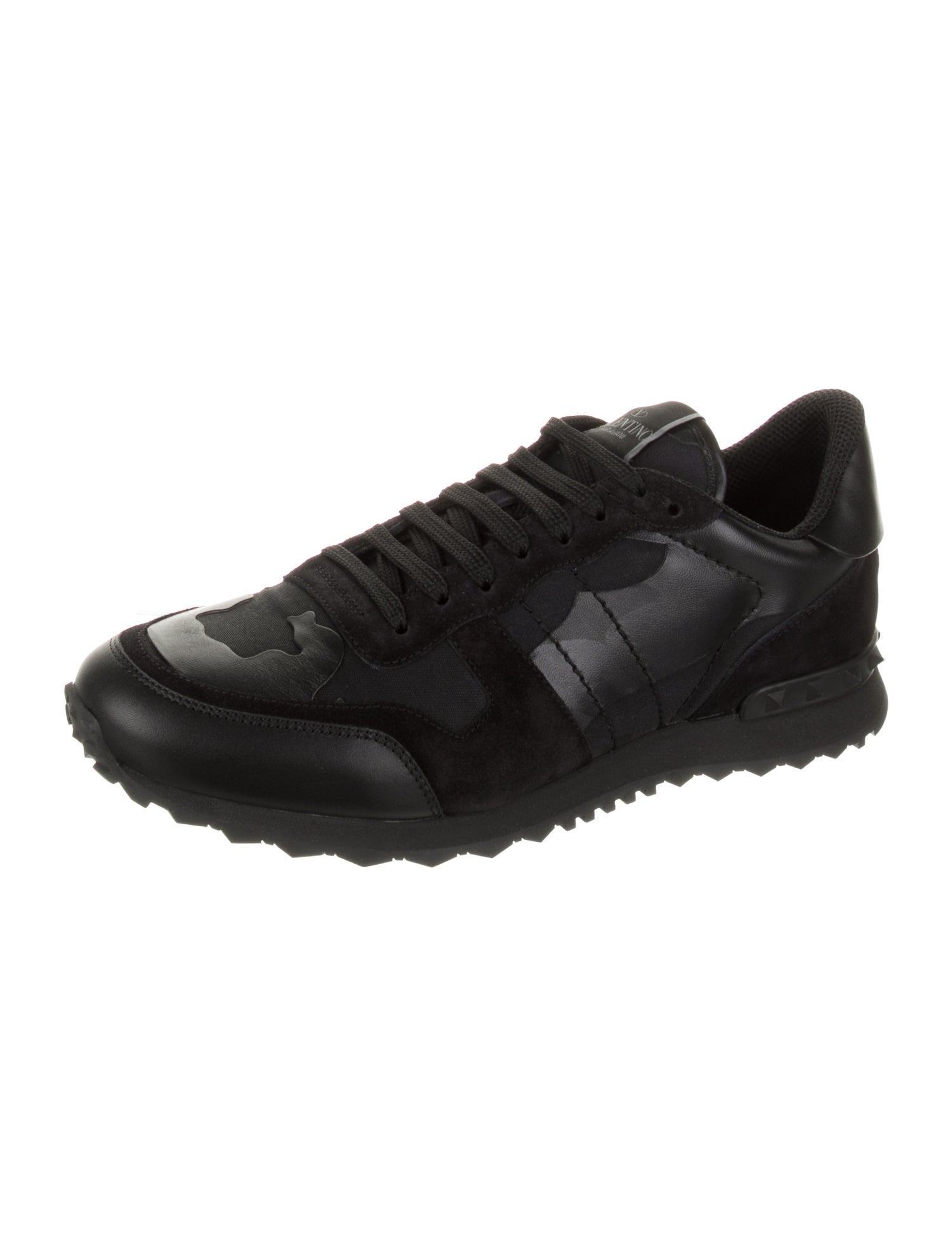 Valentino Leather Athletic Sneakers