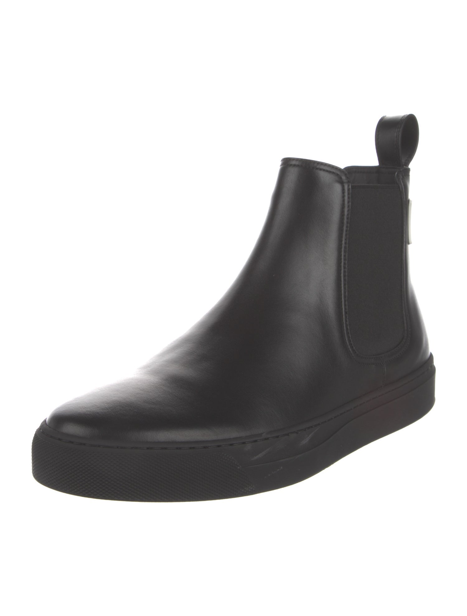 Valentino Leather Chelsea Boots