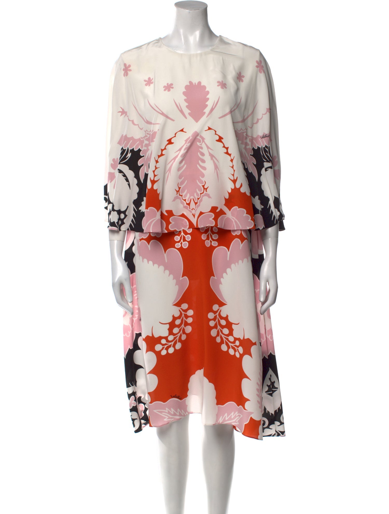 Valentino Silk Midi Length Dress