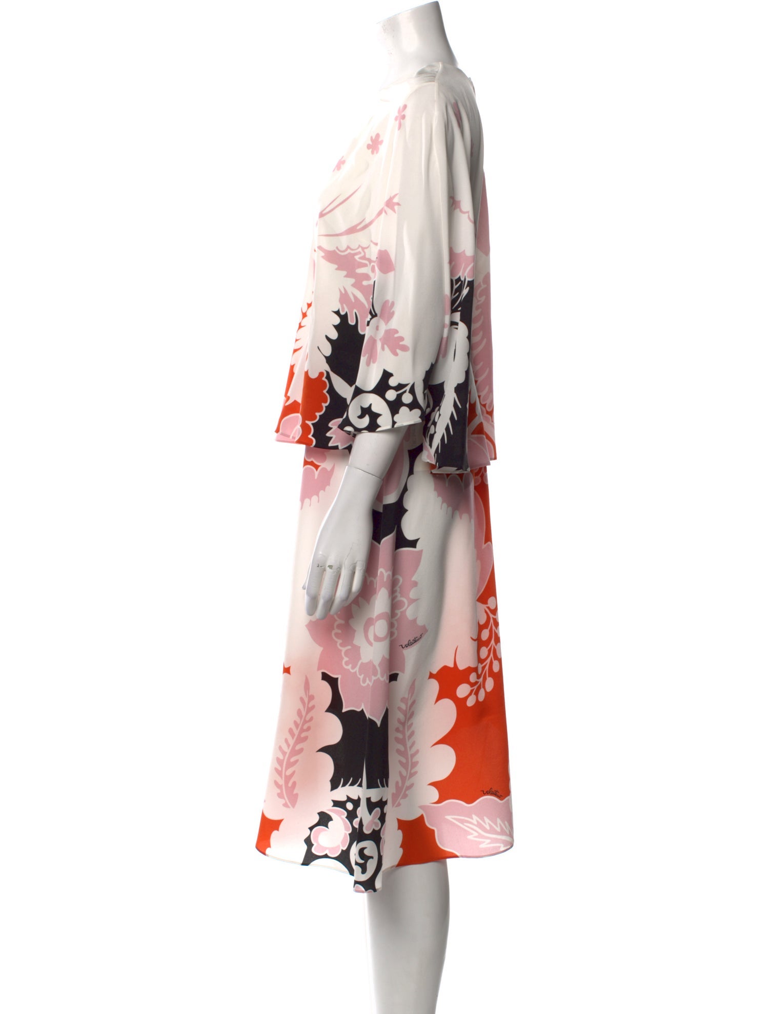 Valentino Silk Midi Length Dress