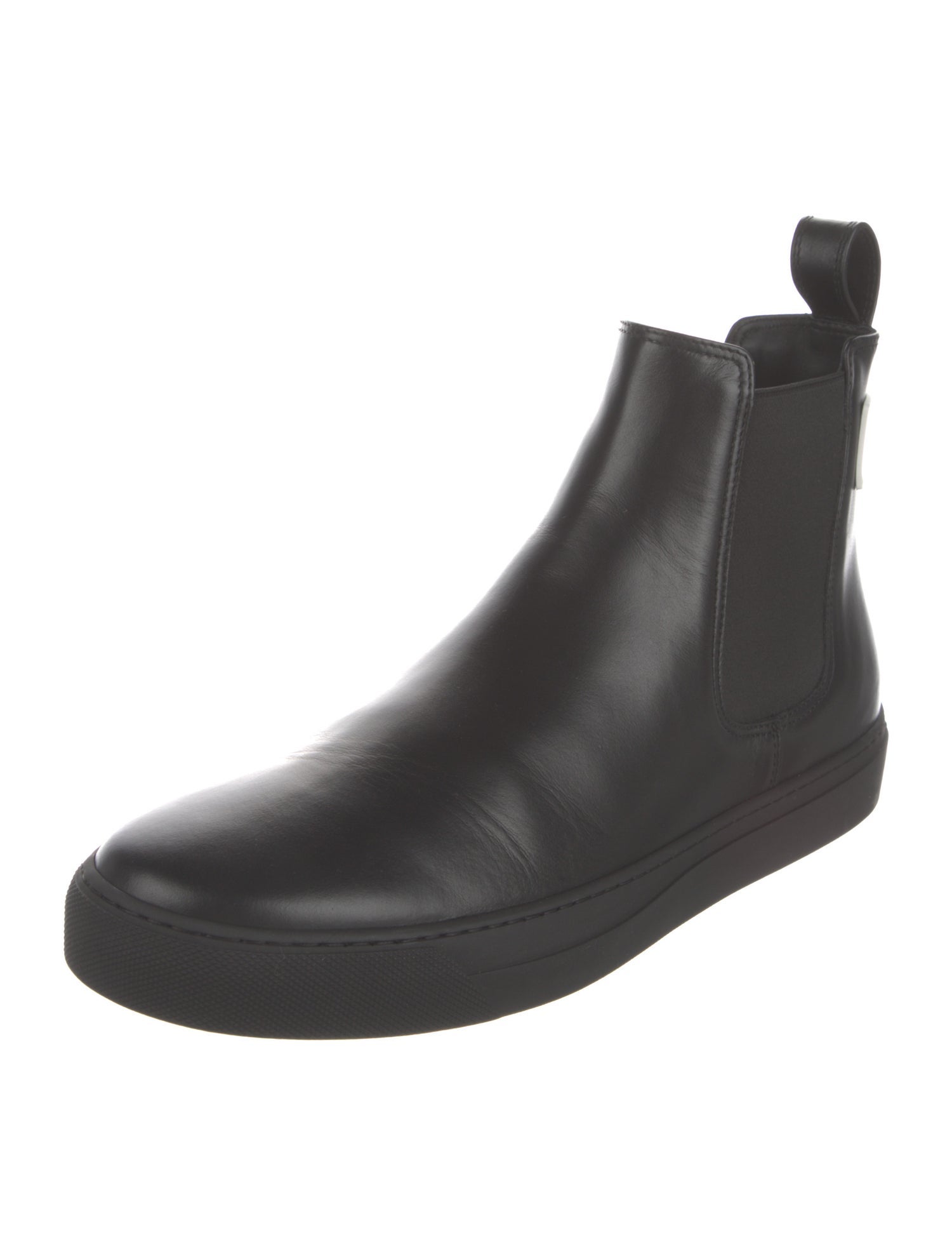 Valentino Leather Chelsea Boots