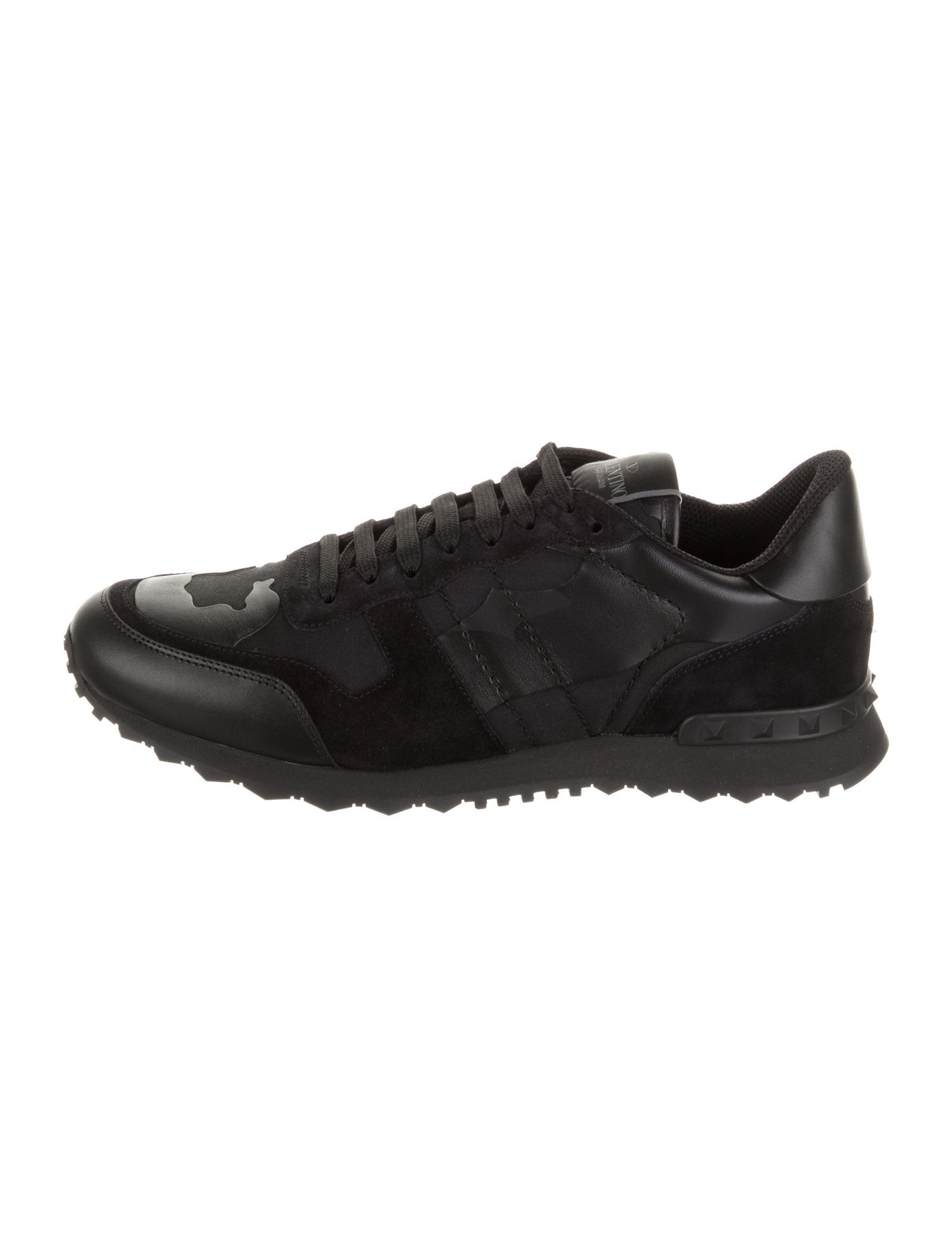 Valentino Leather Athletic Sneakers