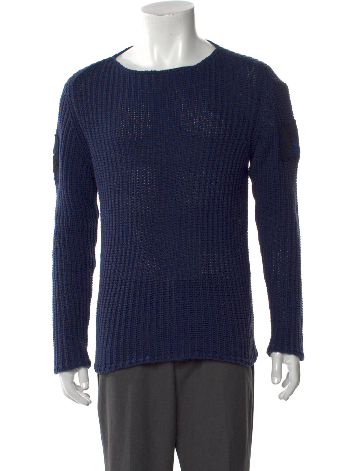 Valentino Silk Scoop Neck Pullover