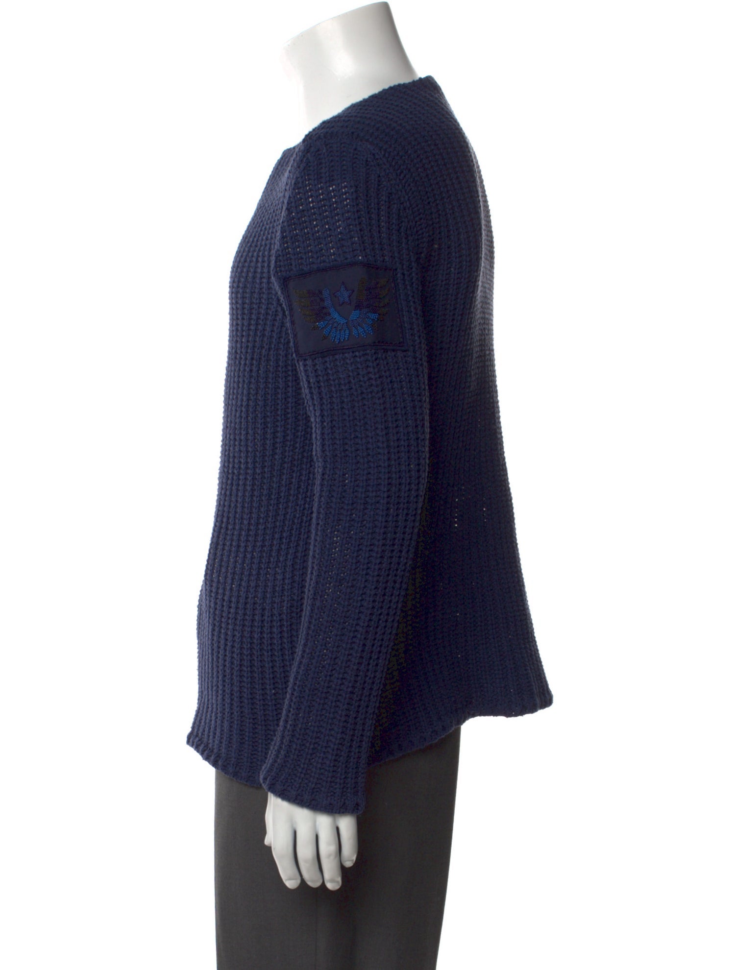 Valentino Silk Scoop Neck Pullover