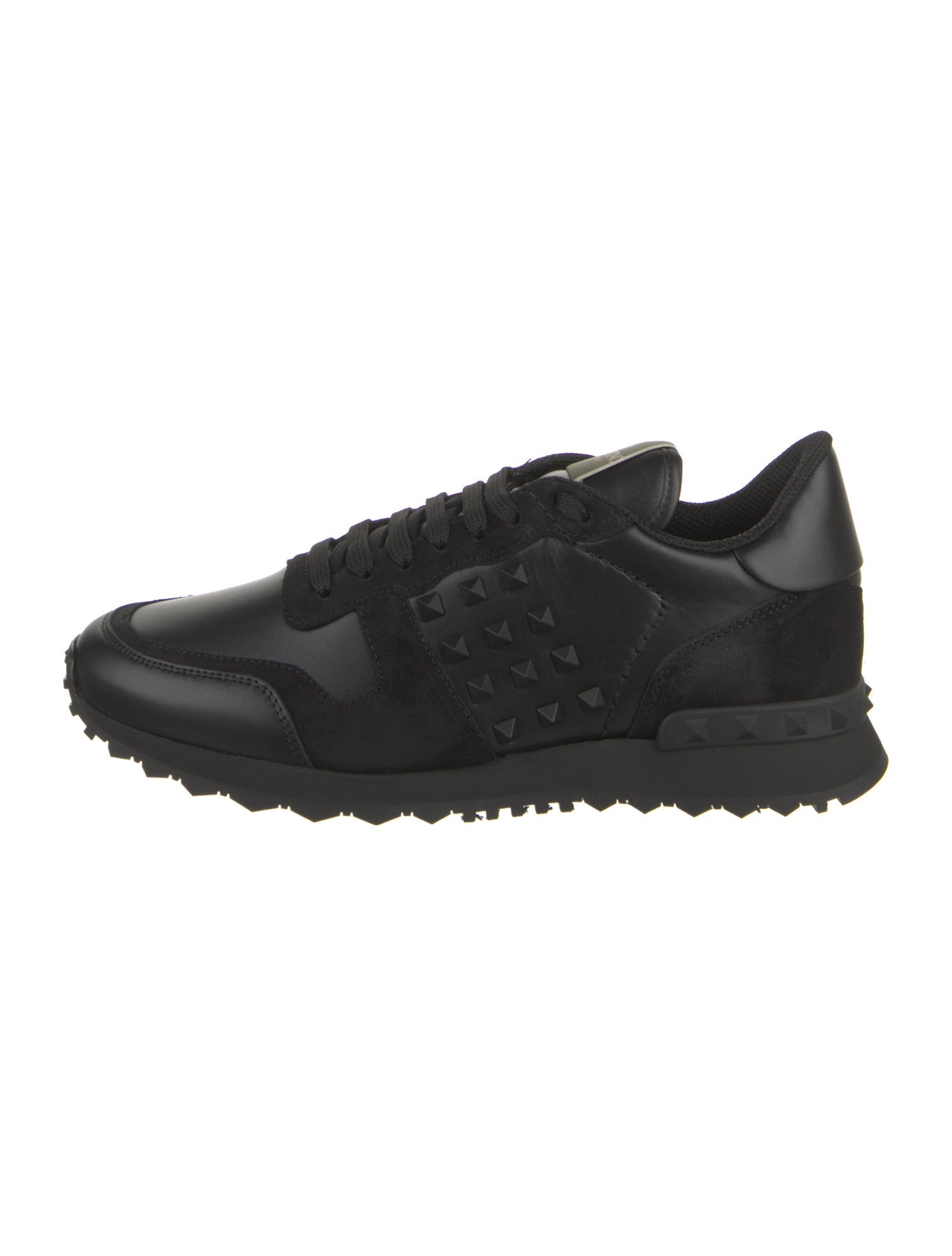 Valentino Canvas Studded Accents Sneakers