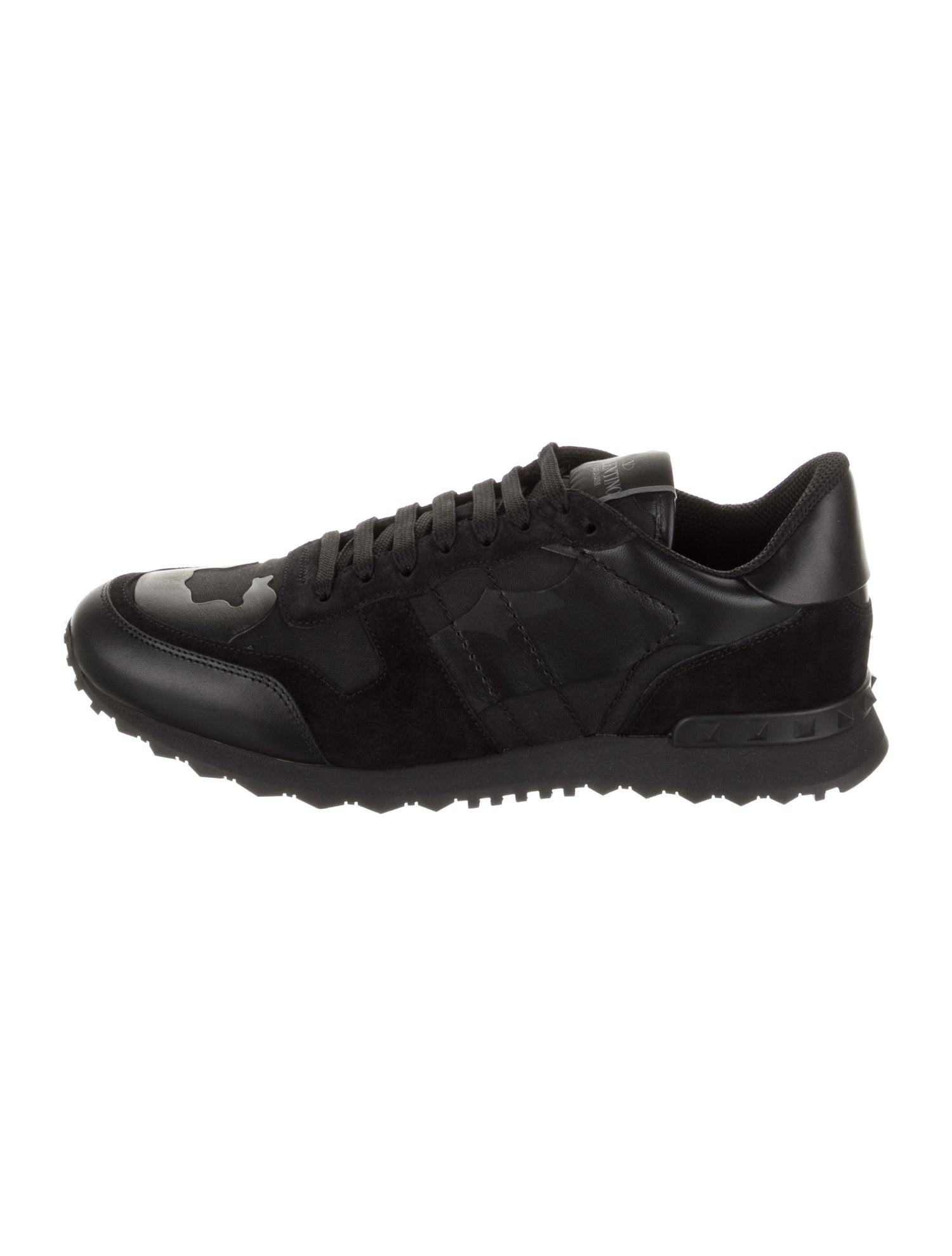 Valentino Leather Athletic Sneakers