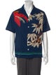 Valentino Floral Print Short Sleeve Shirt