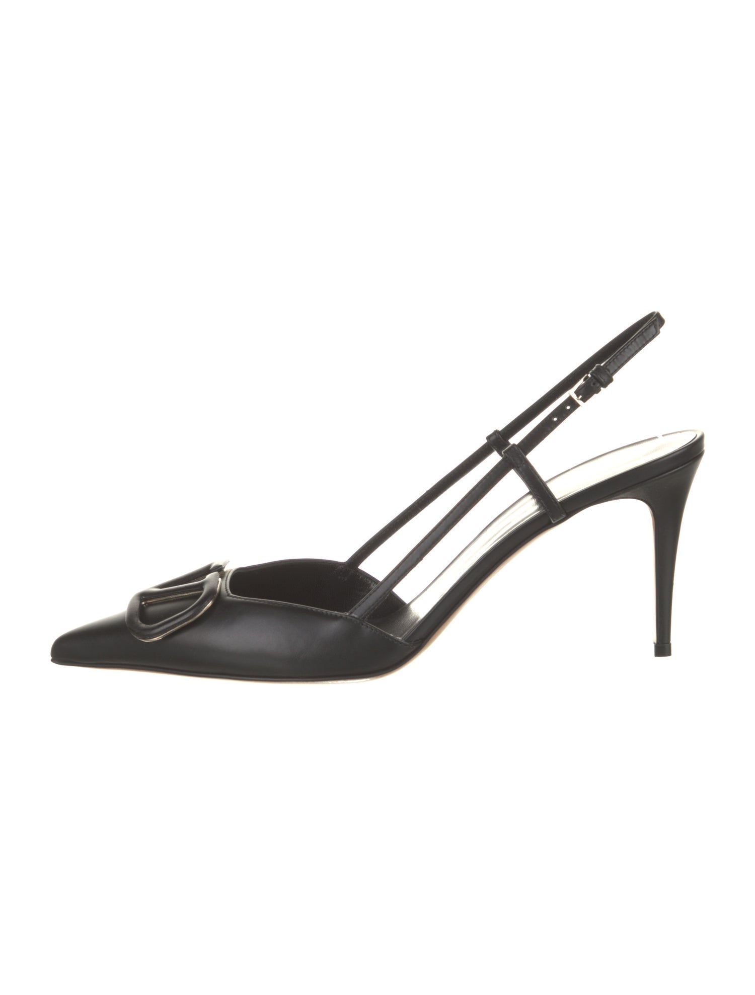 Valentino Leather Slingback Pumps