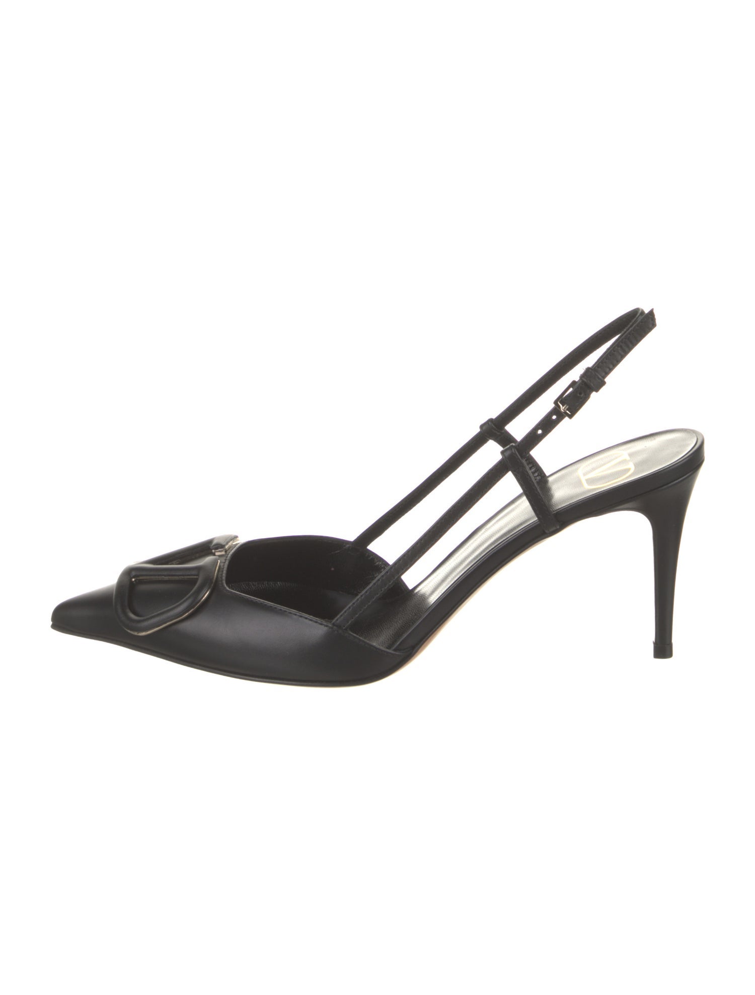 Valentino Leather Slingback Pumps
