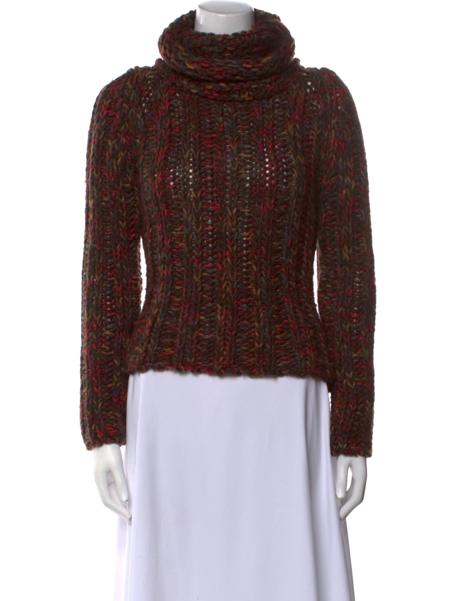 Valentino Printed Turtleneck Sweater