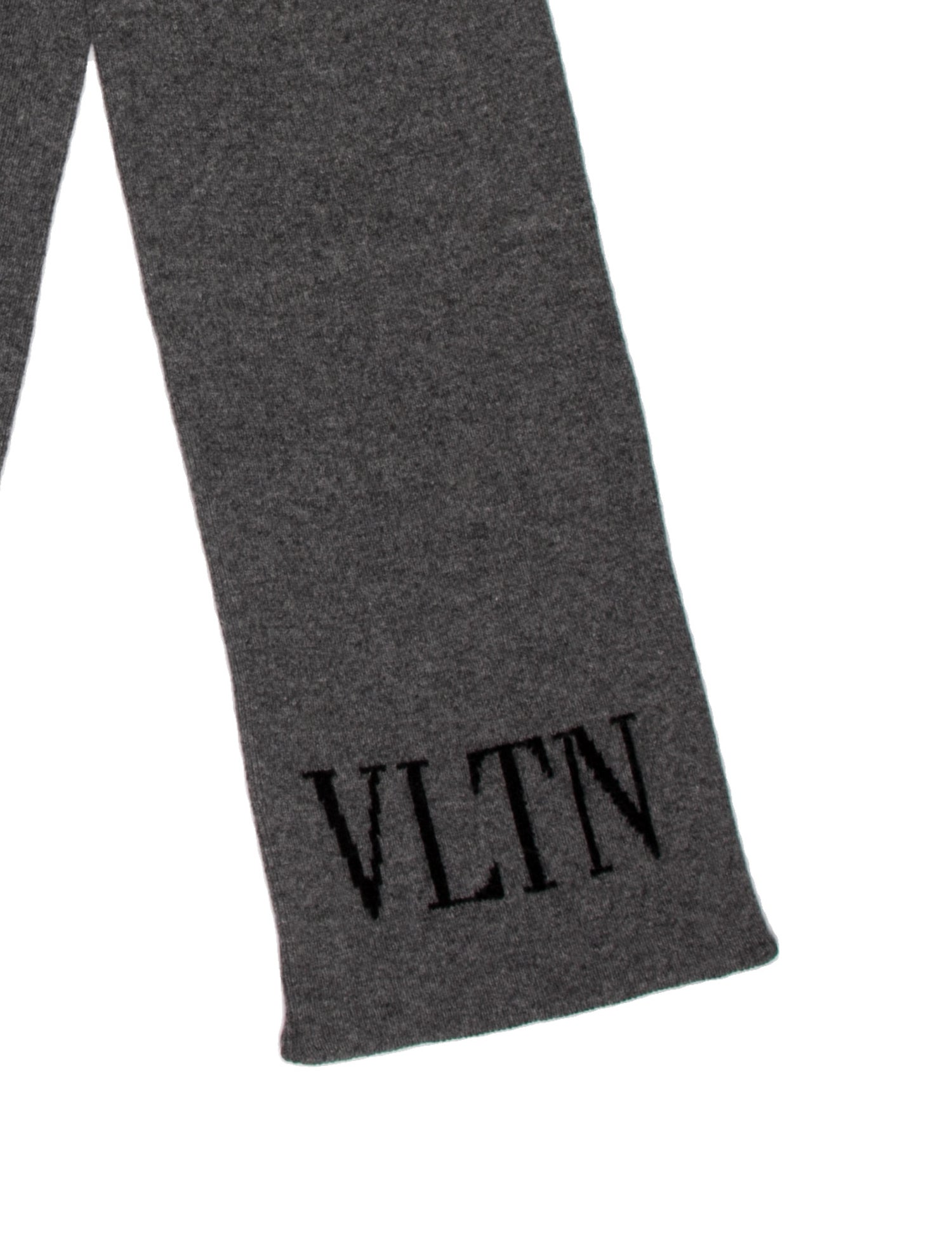 Valentino Wool Graphic Print Scarf