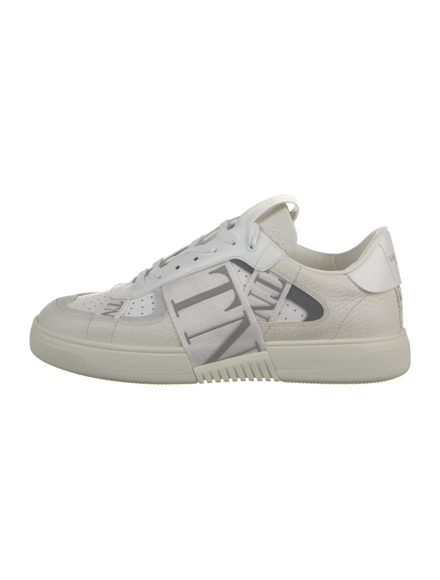 Valentino Leather Printed Sneakers w/ Tags