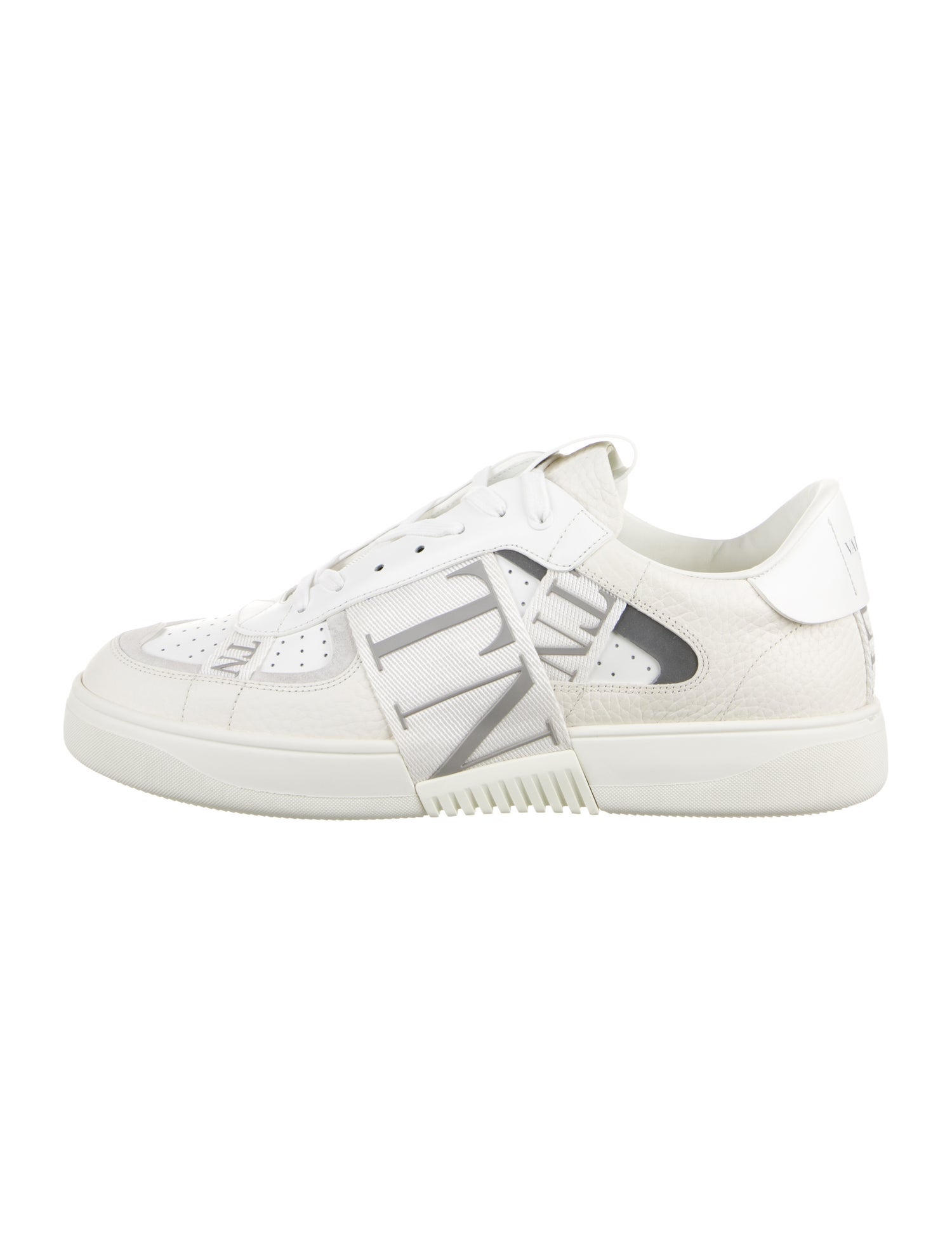 Valentino Leather Printed Sneakers w/ Tags