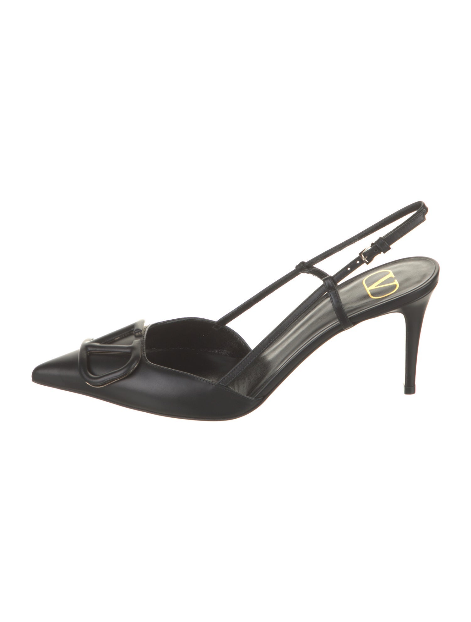 Valentino Leather Slingback Pumps