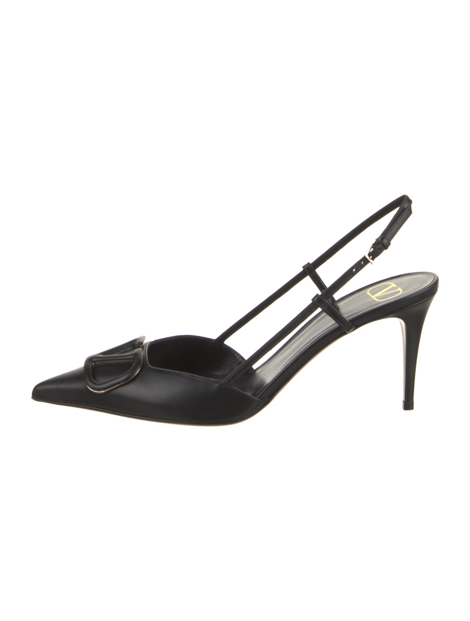 Valentino Leather Slingback Pumps w/ Tags