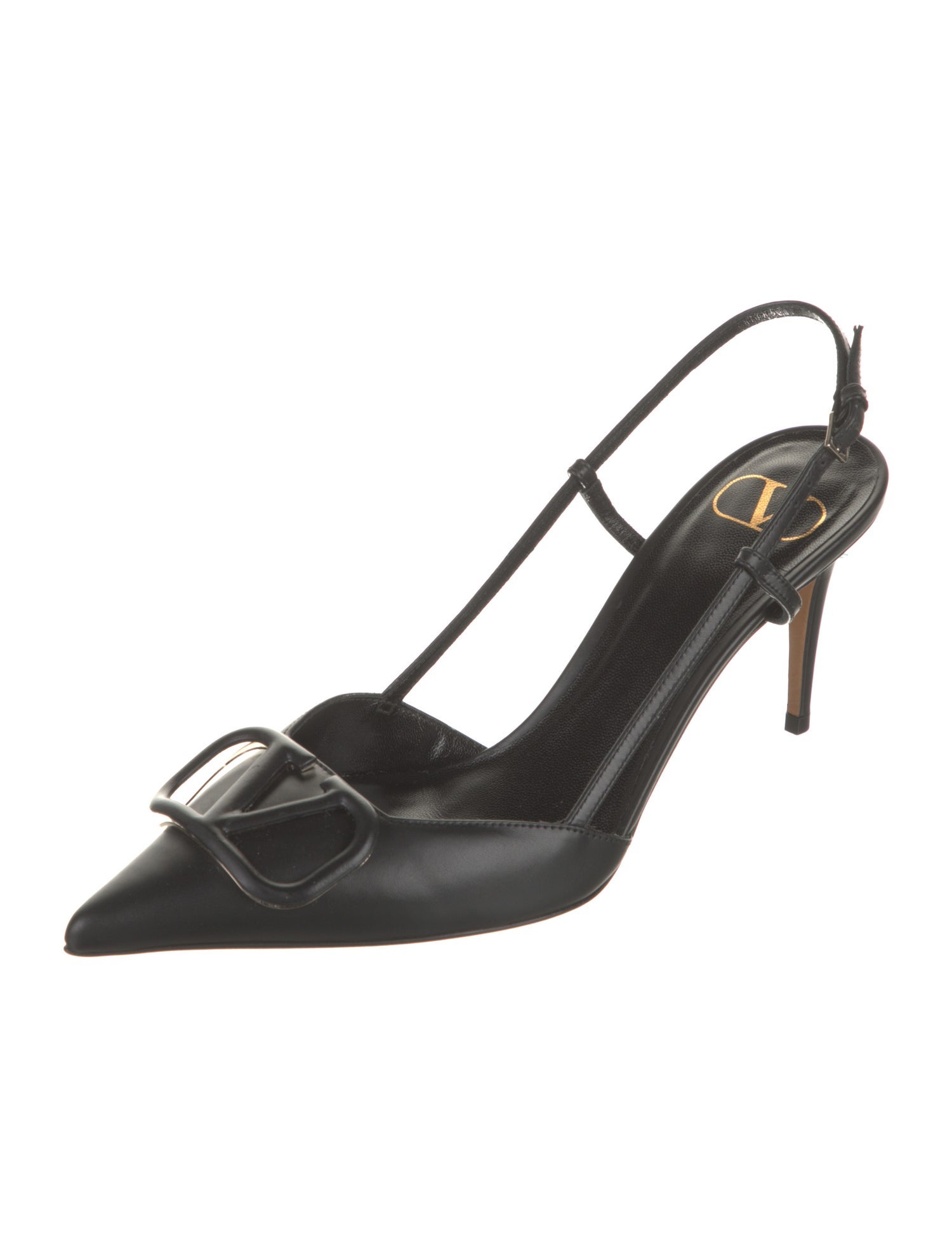 Valentino Leather Slingback Pumps