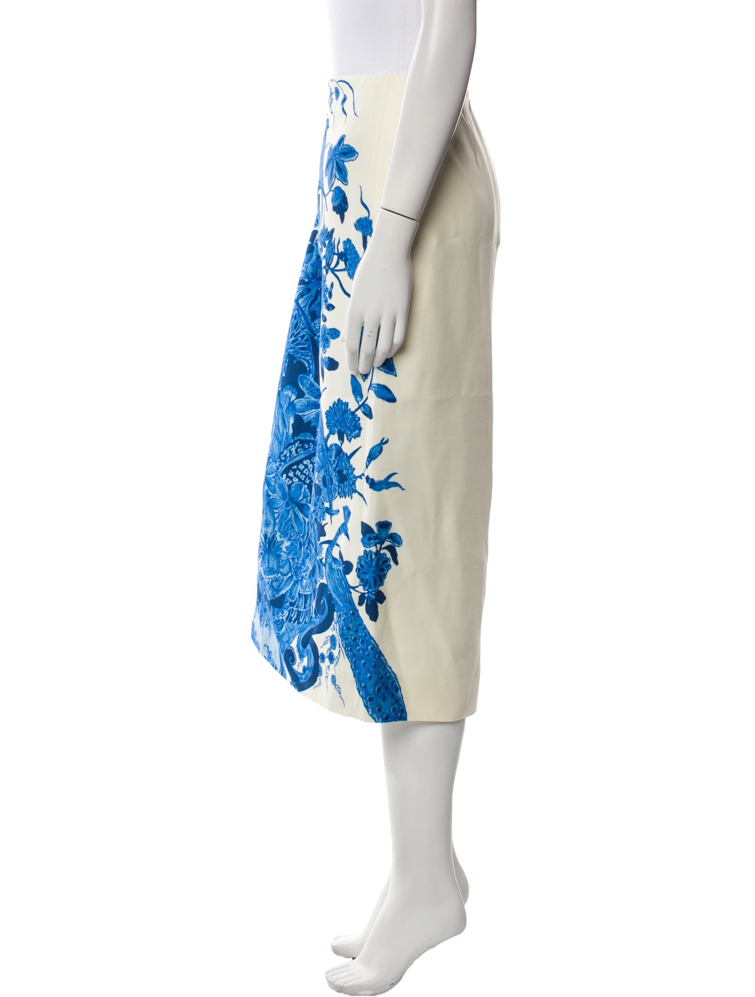 Valentino Virgin Wool Midi Length Skirt w/ Tags