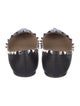 Valentino Rockstud Accents Leather Flats
