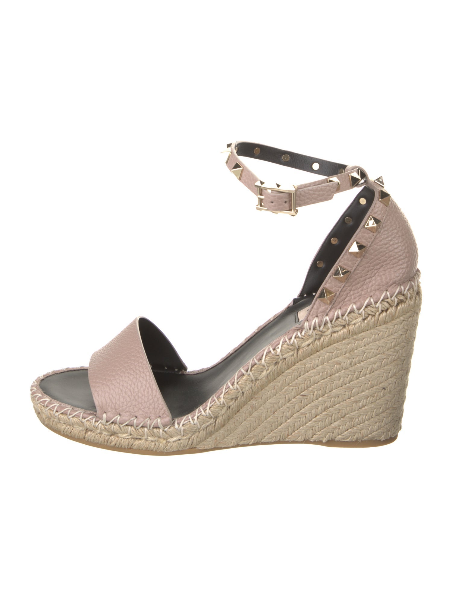 Valentino Leather Espadrilles