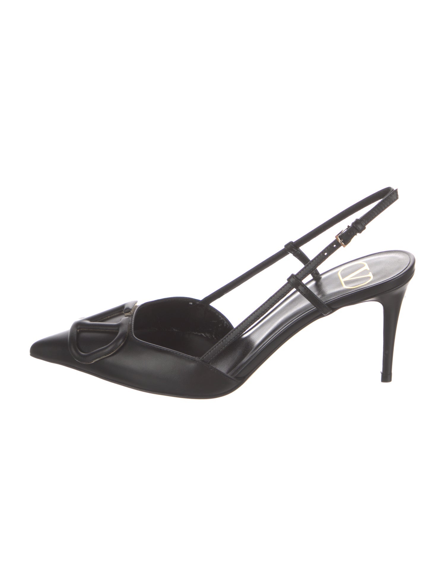 Valentino Leather Slingback Pumps