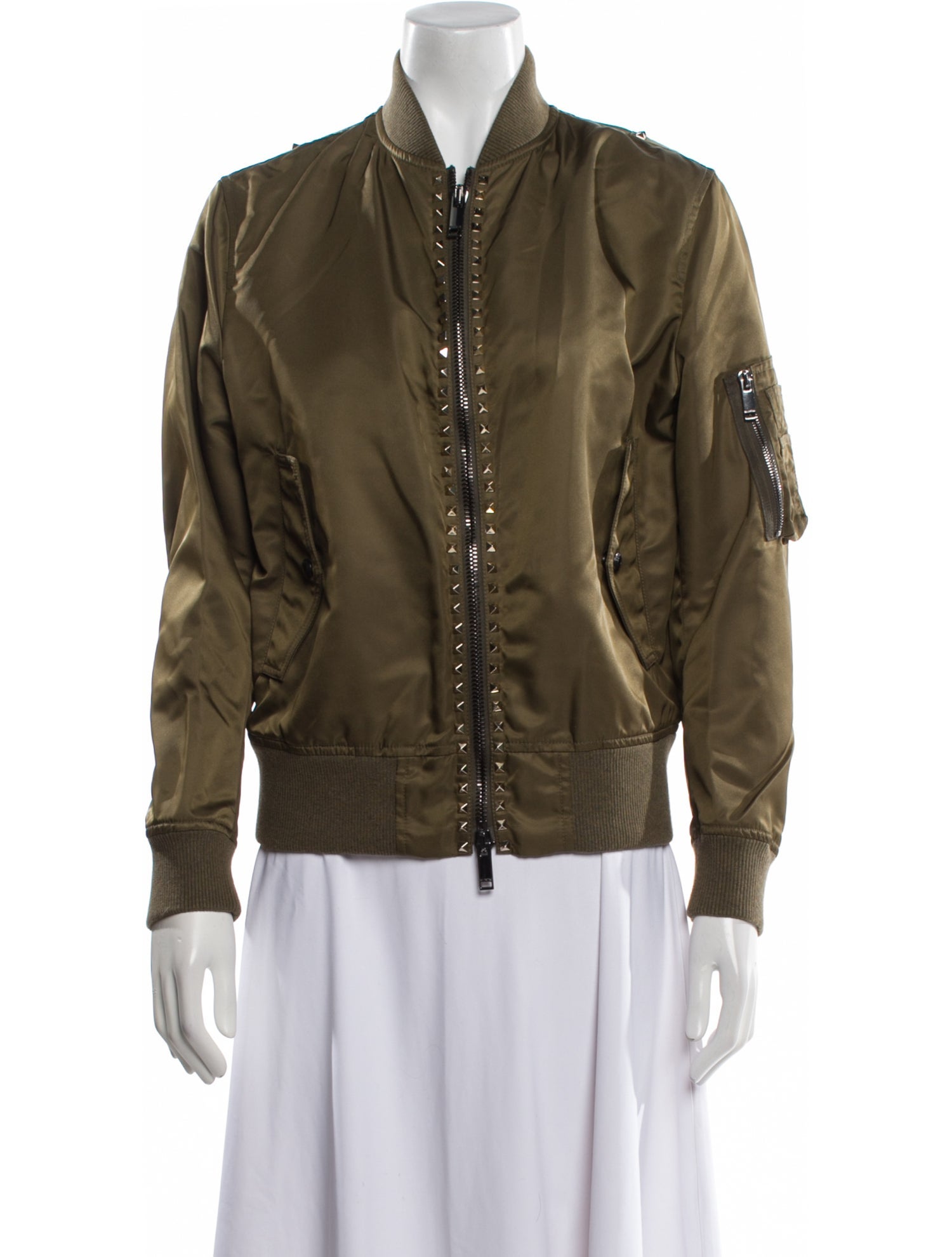 Valentino Nylon Bomber Jacket