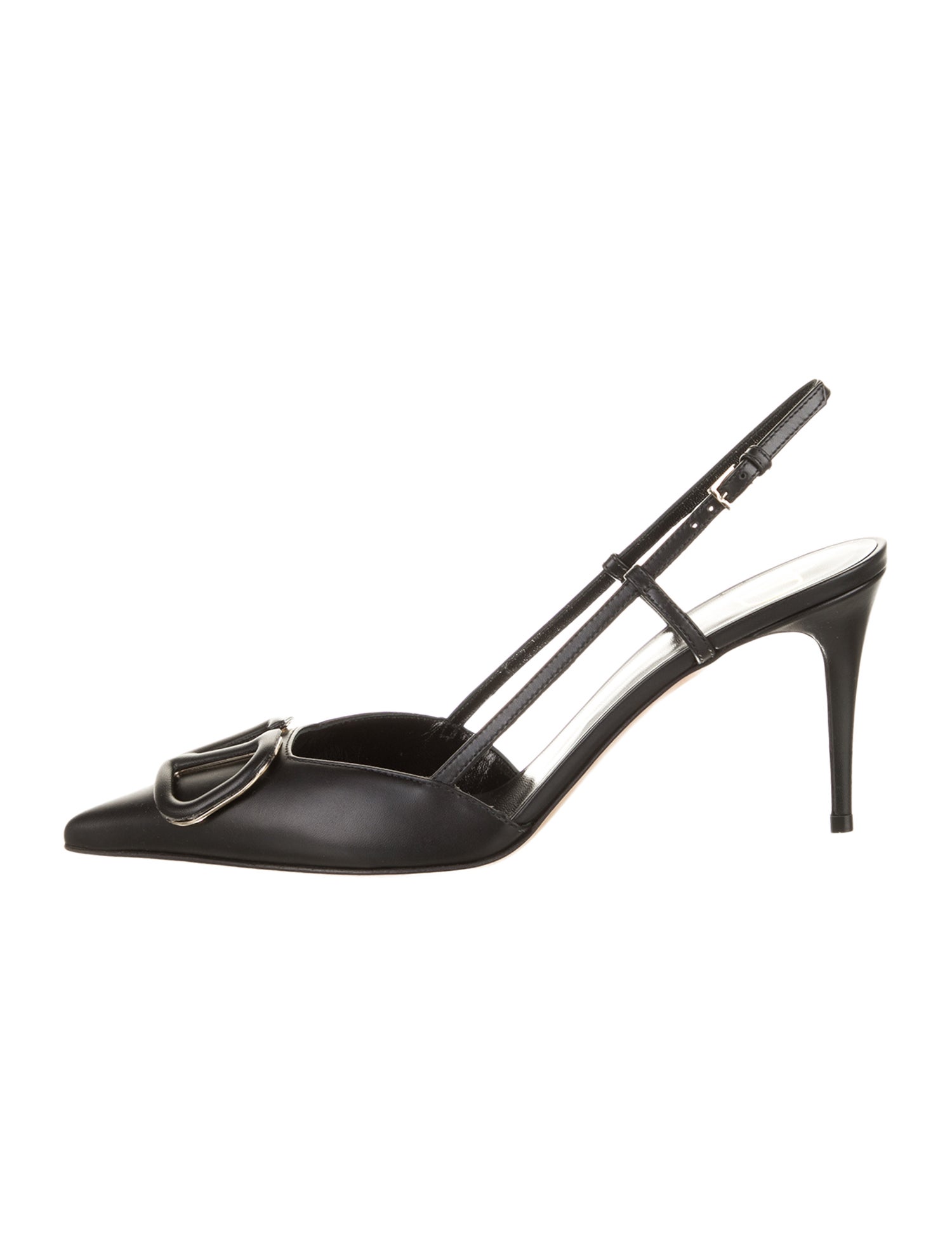 Valentino Leather Slingback Pumps
