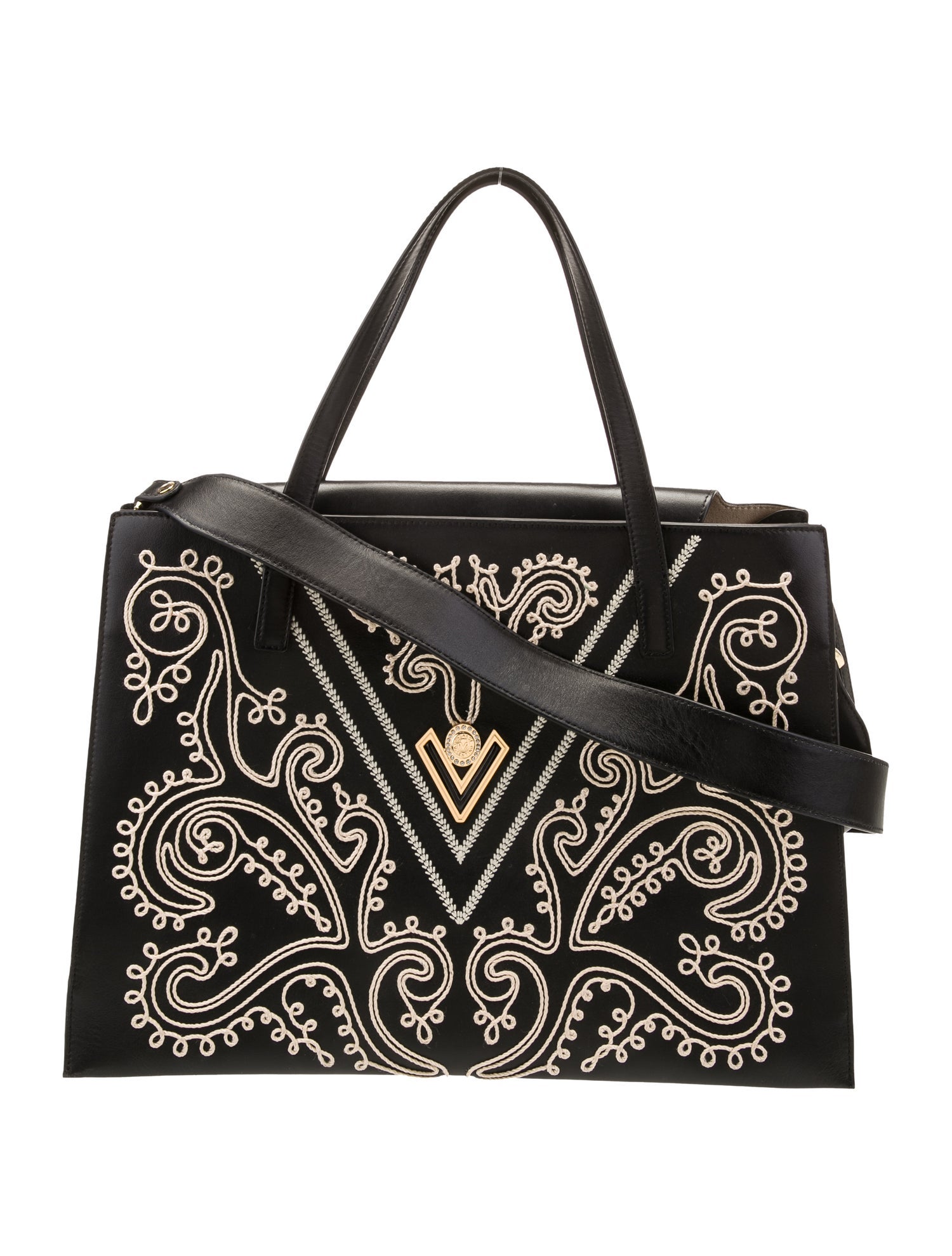 Valentino Orlandi Leather Shoulder Bag