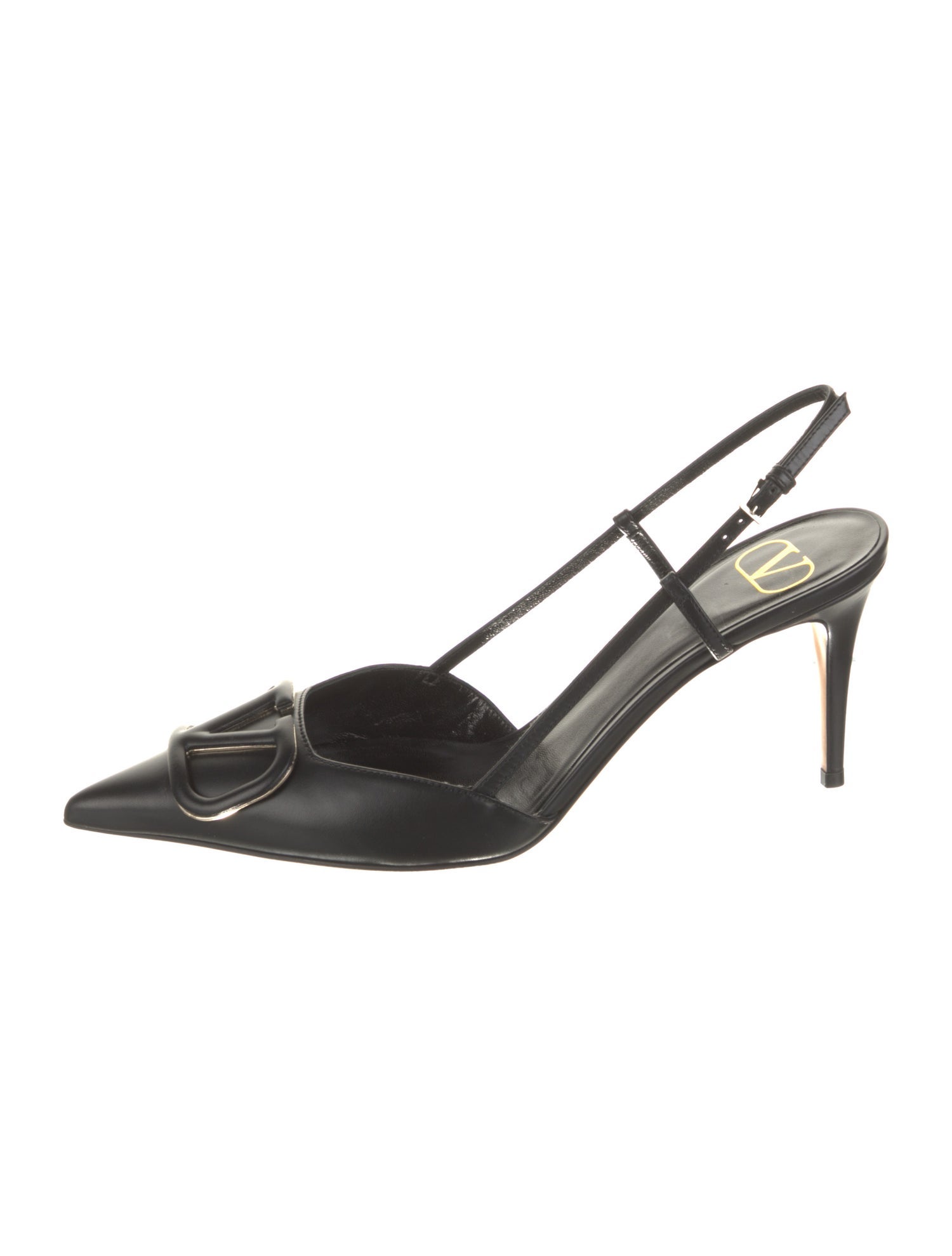 Valentino Leather Slingback Pumps