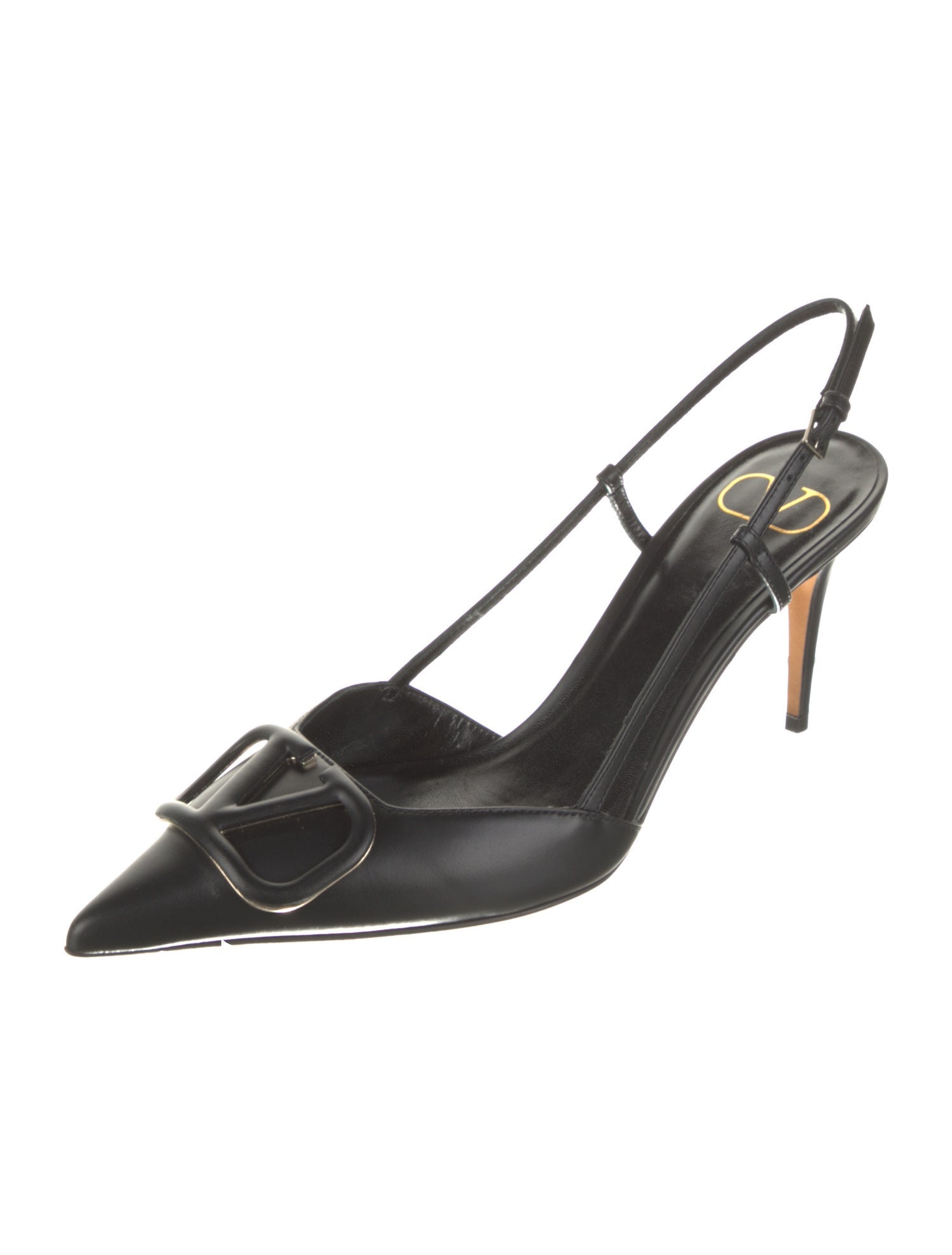 Valentino Leather Slingback Pumps