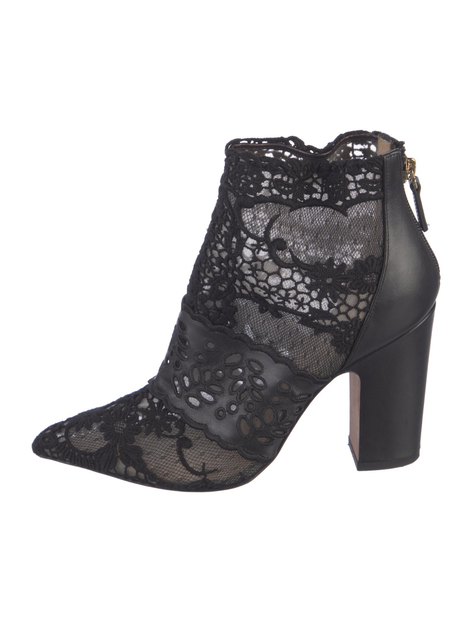 Valentino Lace Lace Pattern Boots