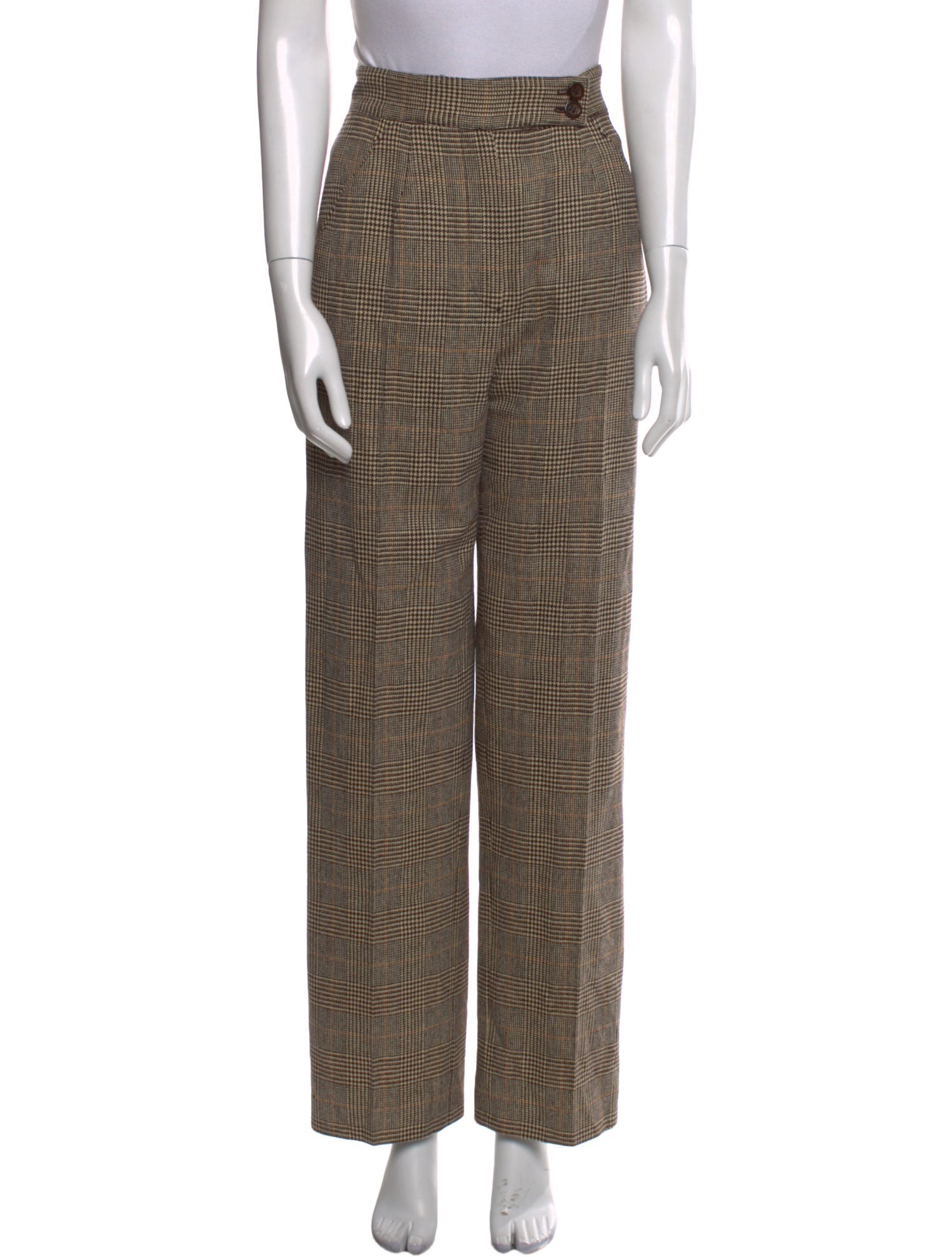 Valentino Wool Wide Leg Pants