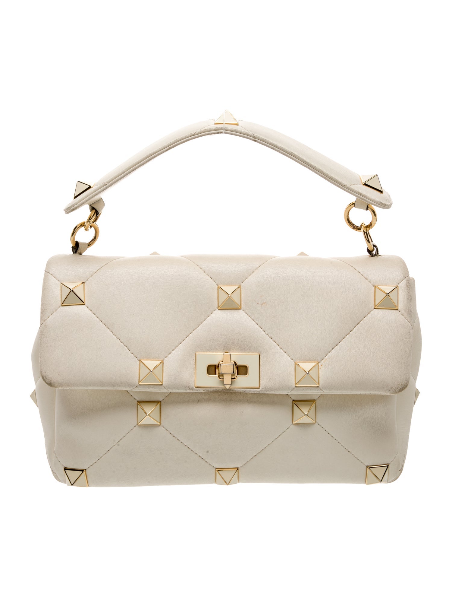 Valentino Rockstud Top Handle Bag