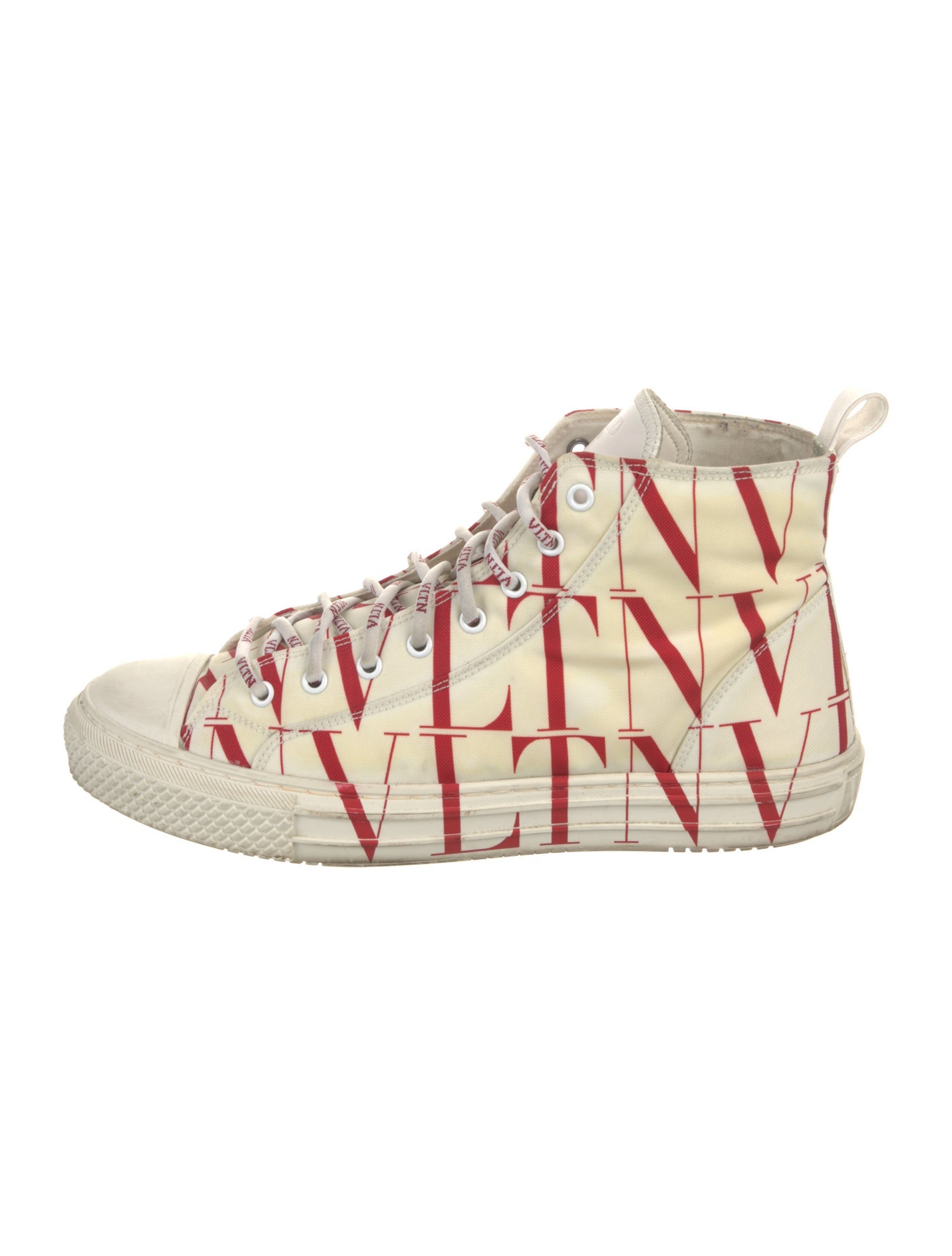 Valentino Canvas Printed Sneakers