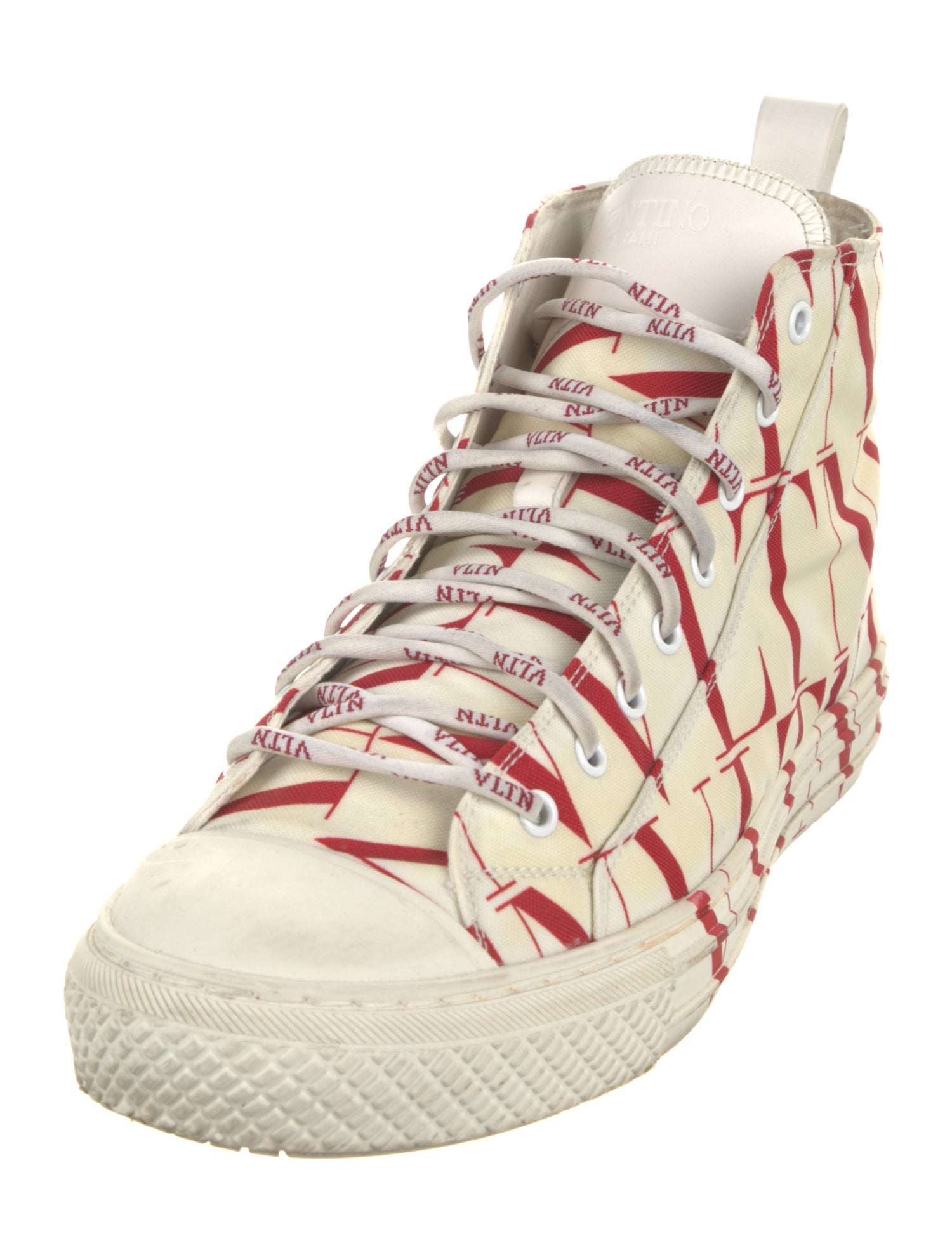 Valentino Canvas Printed Sneakers