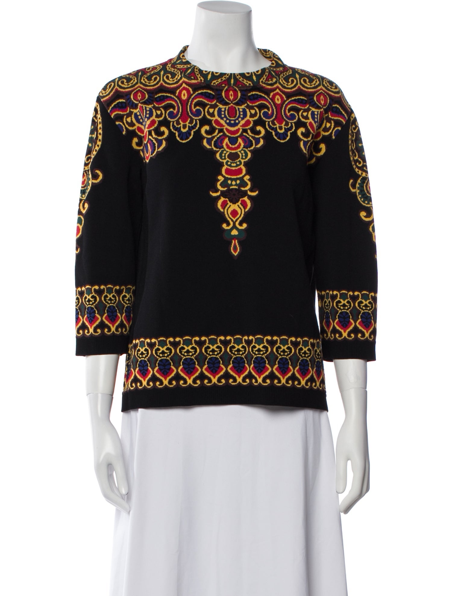 Valentino Printed Crew Neck Sweatshirt